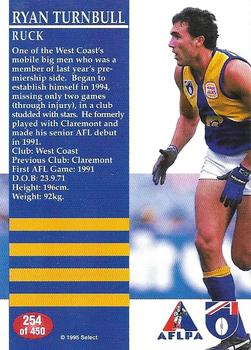 1995 Select AFL #254 Ryan Turnbull Back